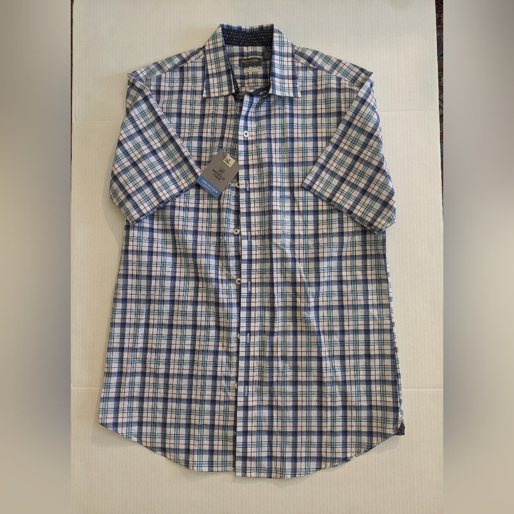 Van Heusen Colorful Checkered/ Striped Button Up